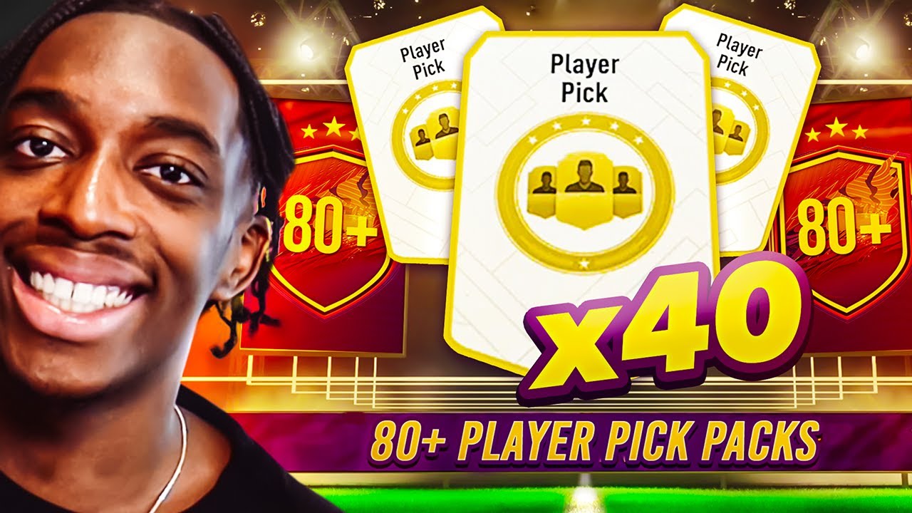 OPENING 40 X 80+ PLAYER PICKS! WE GOT A CRAZY PLAYER + A BASE ICON PACK! S2- MMT #58