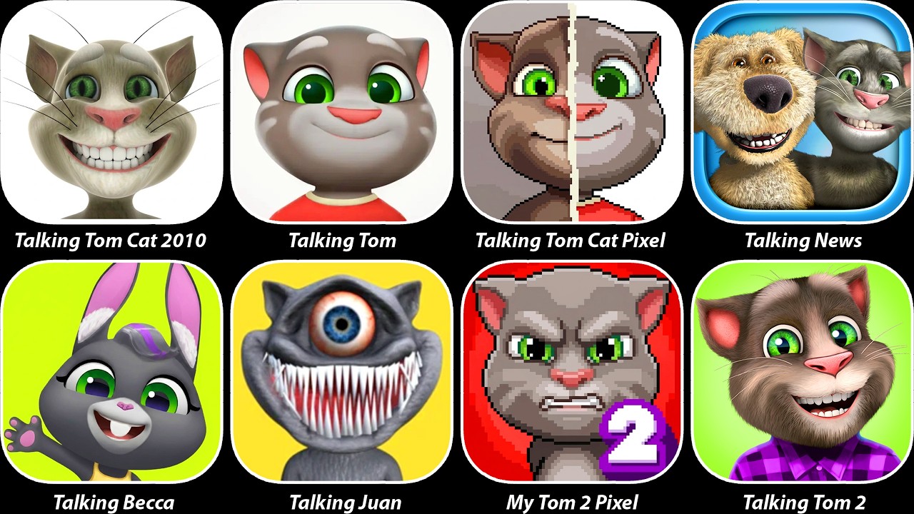 My Tom 2 Pixel,Talking Tom Cat 2010,Talking Tom Cat Pixel,Talking News,Talking Becca,Talking Juan