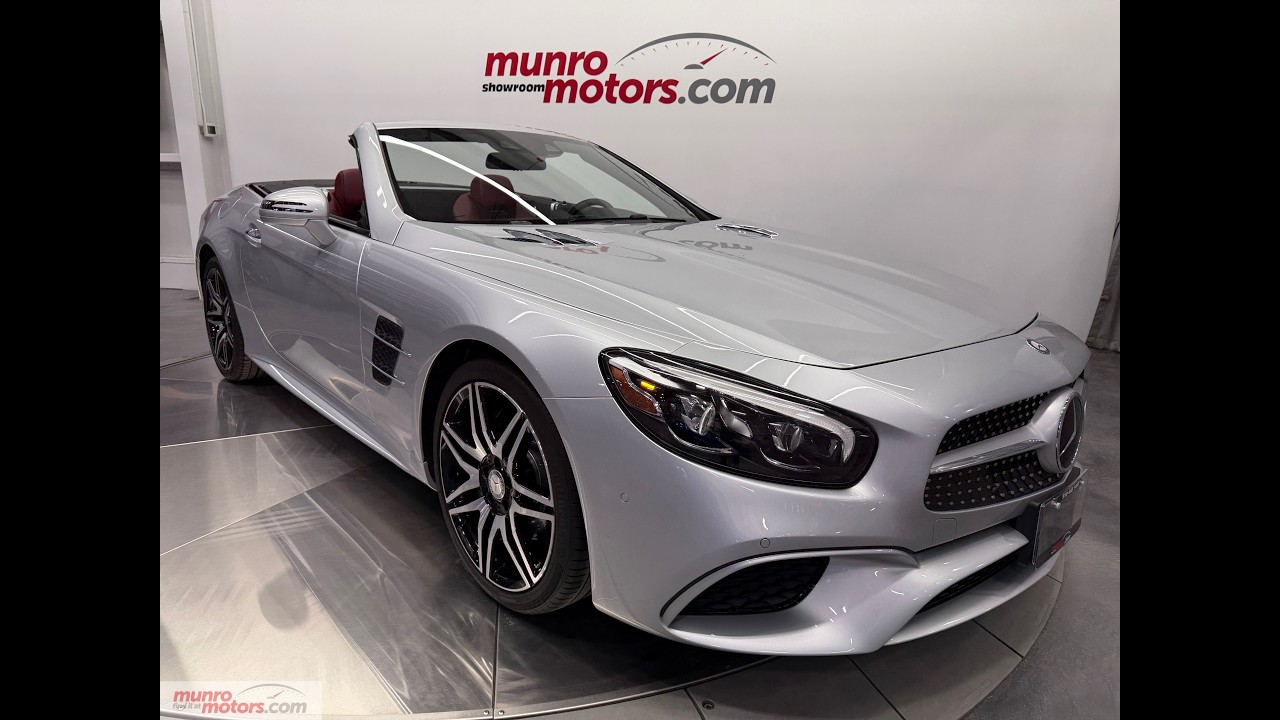 Mercedes-Benz SL 450 3.0L Twin Turbo V6 362 л.с., автоматическая коробка передач, салон MagicRoof...