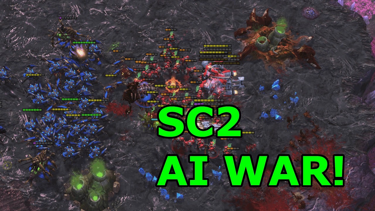 INCREDIBLY CLOSE AI GAME - GPT vs PhantomBot - Starcraft 2 AI