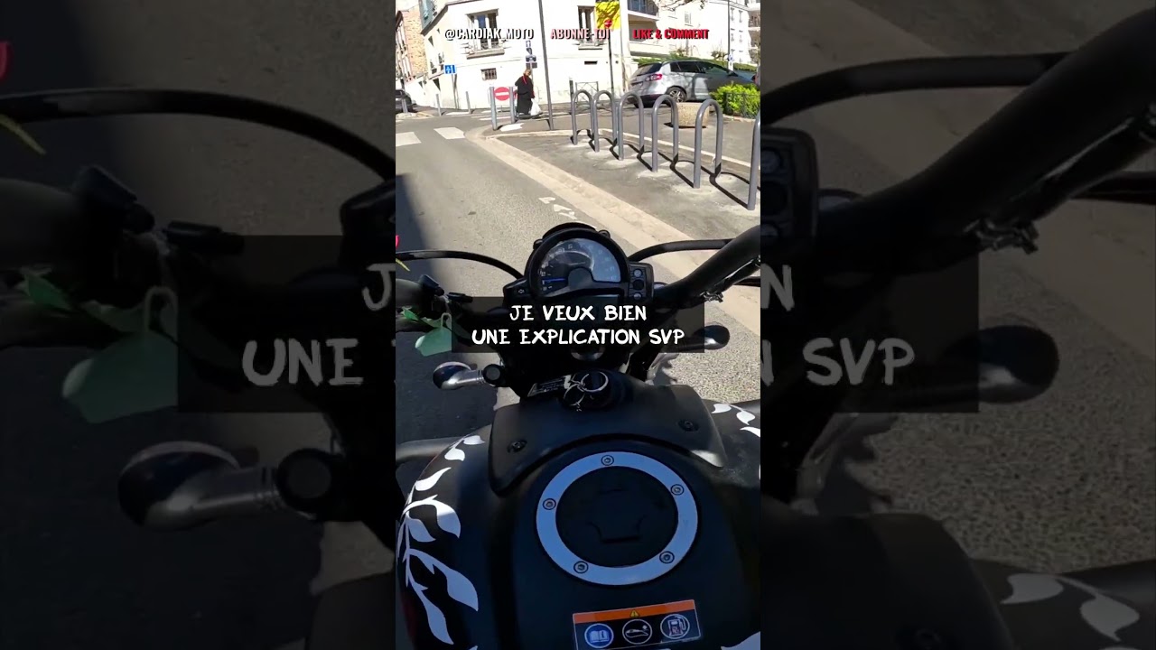 WTF ma moto fait n'importe quoi ! Comment c'est possible ? #moto #motorcycle #motovlog