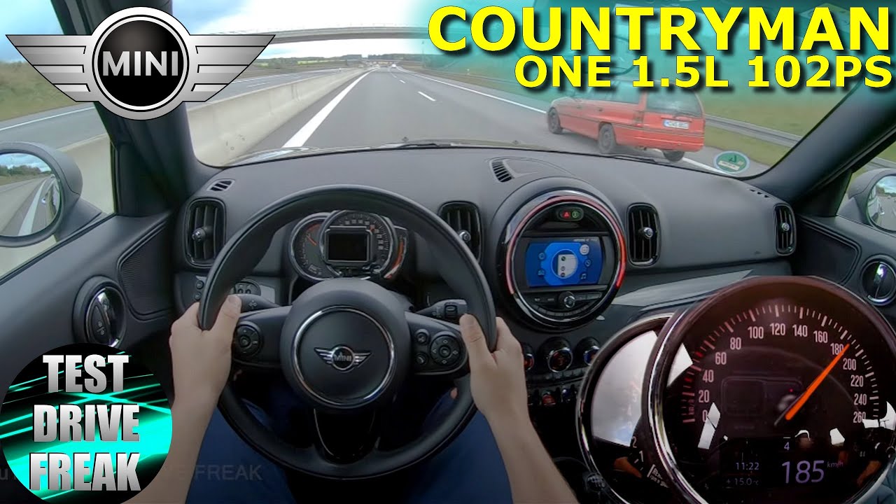 2021 Mini Countryman One 102 PS TOP SPEED AUTOBAHN DRIVE POV