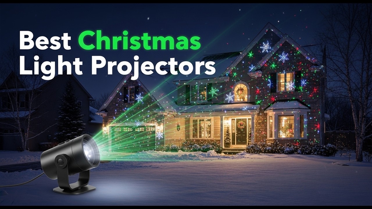 TOP 5 Best Christmas Light Projectors 2026 | Budget Christmas Projectors Under $40 |