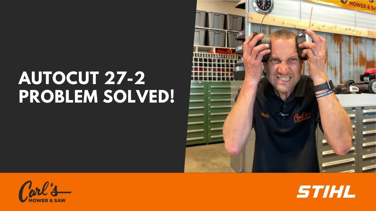 Проблемы с перезарядкой триммерной головки STIHL Autocut 27-2? СМОТРИ!