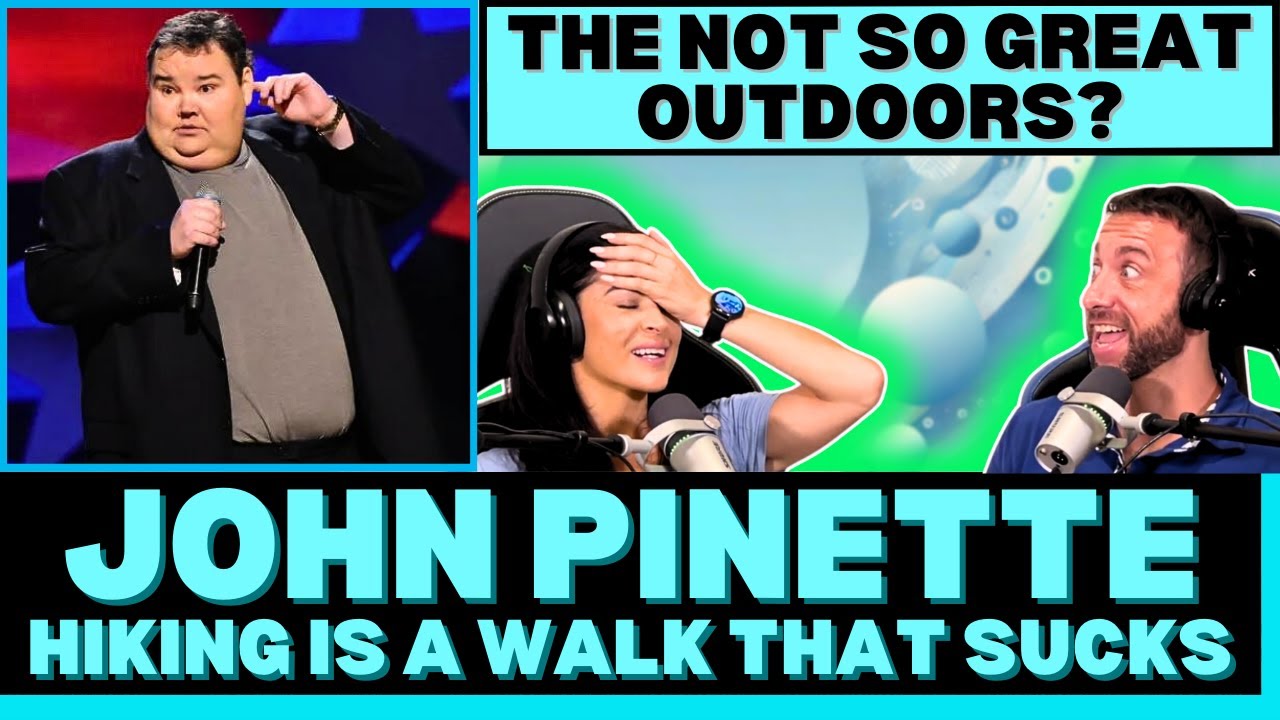 HE LOVES TO MAKE FUN OF HIMSELF! First Time Reaction To John Pinette - Hiking Is A Walk That Sucks!