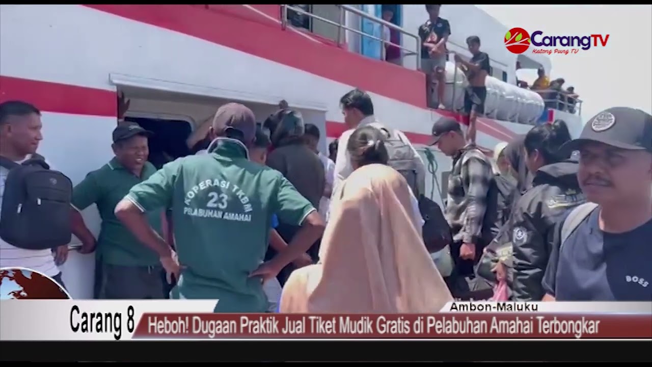Heboh! Dugaan Praktik Jual Tiket Mudik Gratis di Pelabuhan Amahai Terbongkar