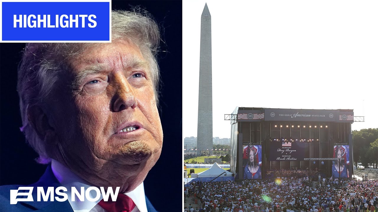 Watch Trump's 'Freedom 250' event timeline from artists DROPPING OUT to SMALL CROWDS | COMPILATION