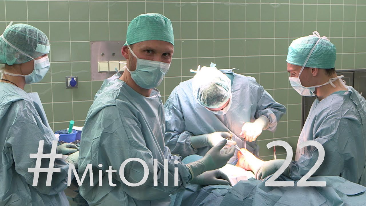 Mit Olli im OP des Bundeswehr-Krankenhauses Koblenz