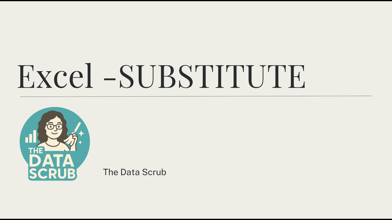 Excel SUBSTITUTE Function with Examples | Replace Text Easily