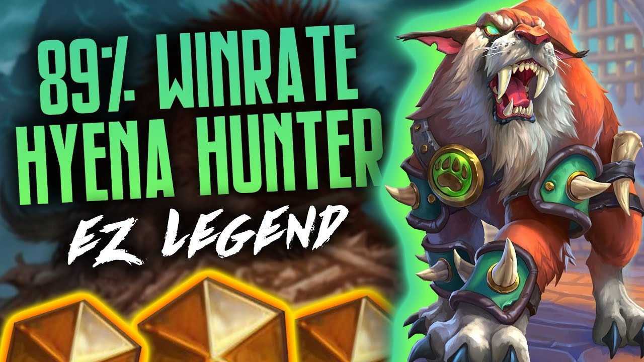 EZ Legend with Hyena Halazzi Midrange Hunter | 89% Winrate | Rastakhan's Rumble | Hearthstone
