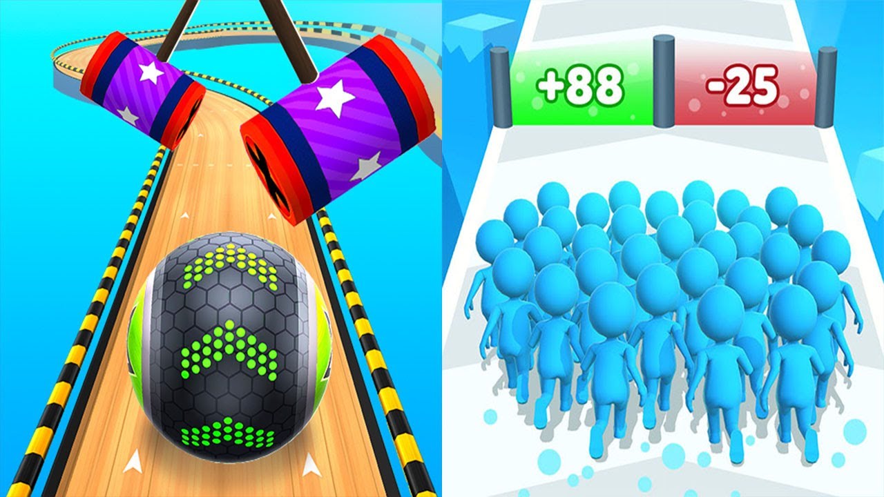 Going Balls VS Count Masters - Android iOS Gameplay Ep 2