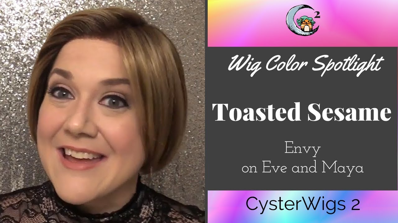 Wig Color Spotlight: Toasted Sesame by Envy (on Eve and Maya)