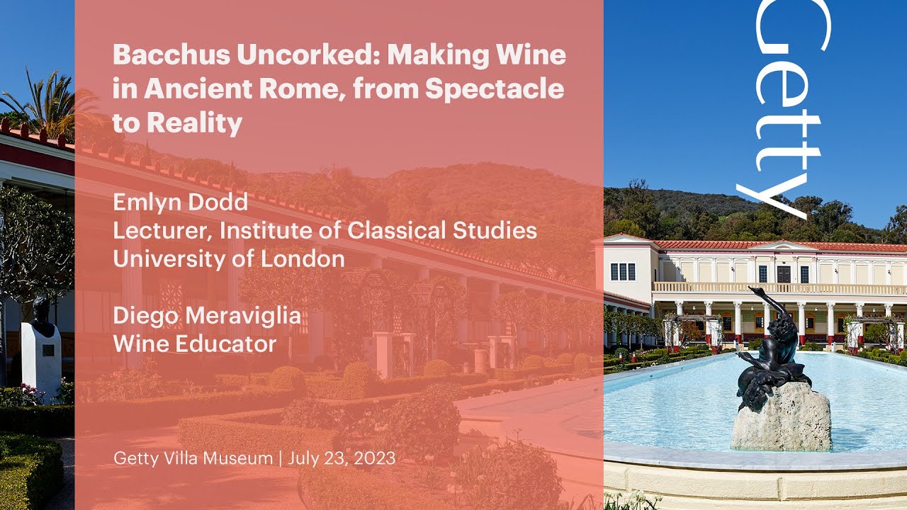 Bacchus Uncorked: Making Wine in Ancient Rome, from Spectacle to Reality