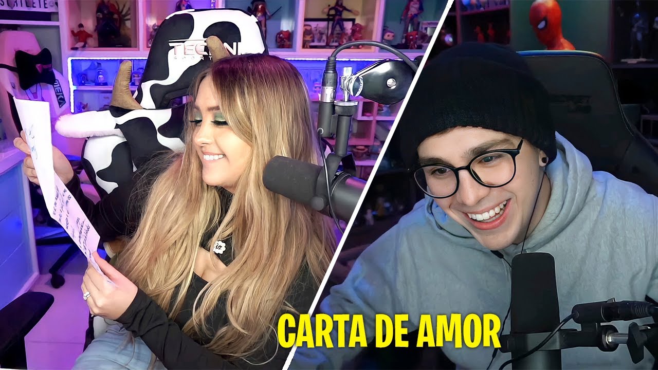 JuanSGuarnizo le escribe CARTA DE AMOR a Arigameplays en Directo