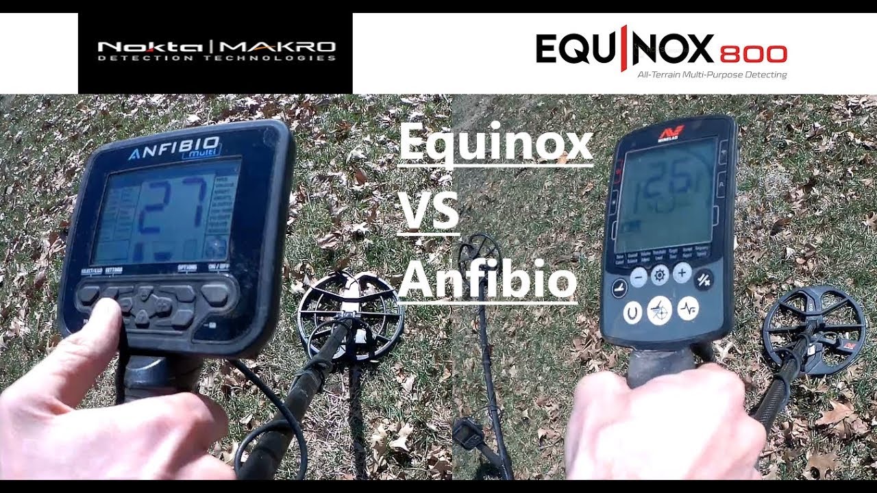 Minelab Equinox 800 vs Nokta Anfibio Multi with Live Digs!