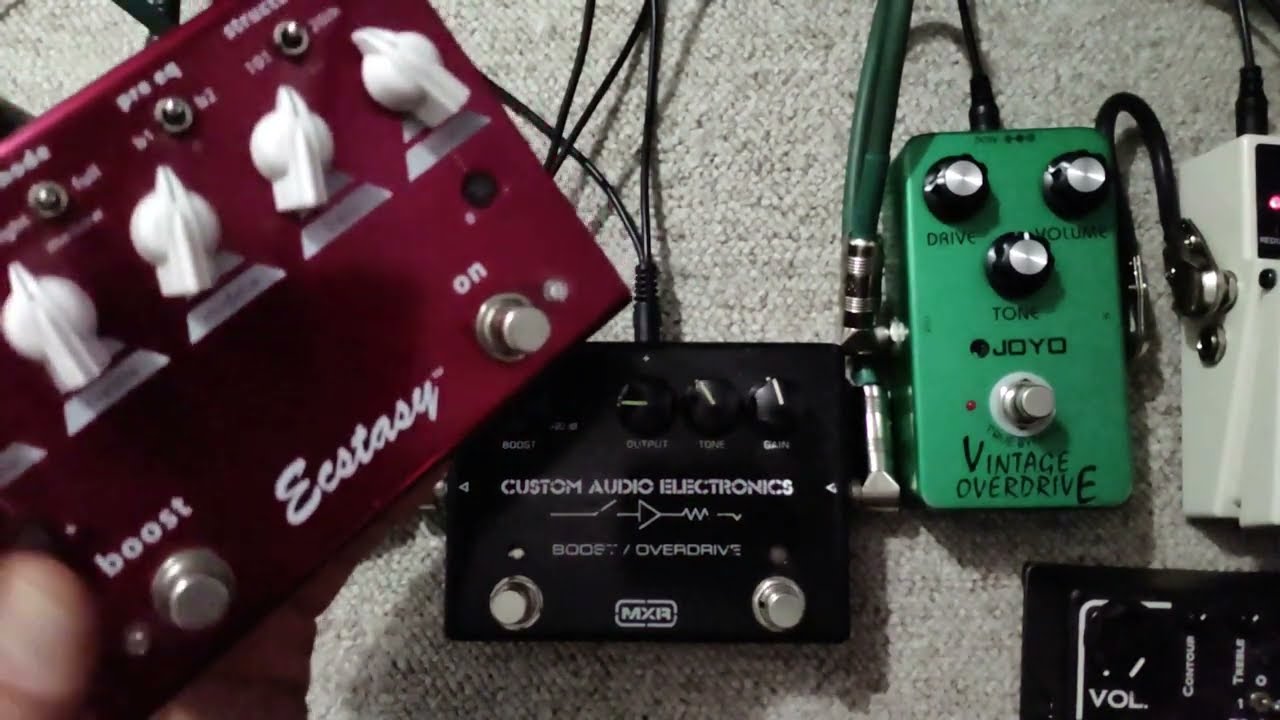 MXR BOOST / OVERDRIVE PEDAL #distortion #guitarra #overdrive #mxrpedals #mxr #joyo #behringer