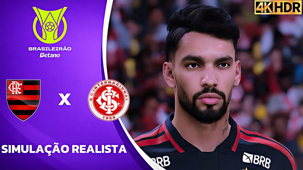 Flamengo vs Internacional | Brasileirão 2026 | Paquetá de Volta ao Maracanã | Simulação 4K60FPS.
