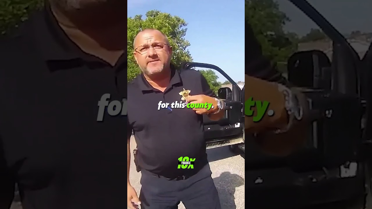 Cop pulls over the Sheriff for speeding 🤯😬