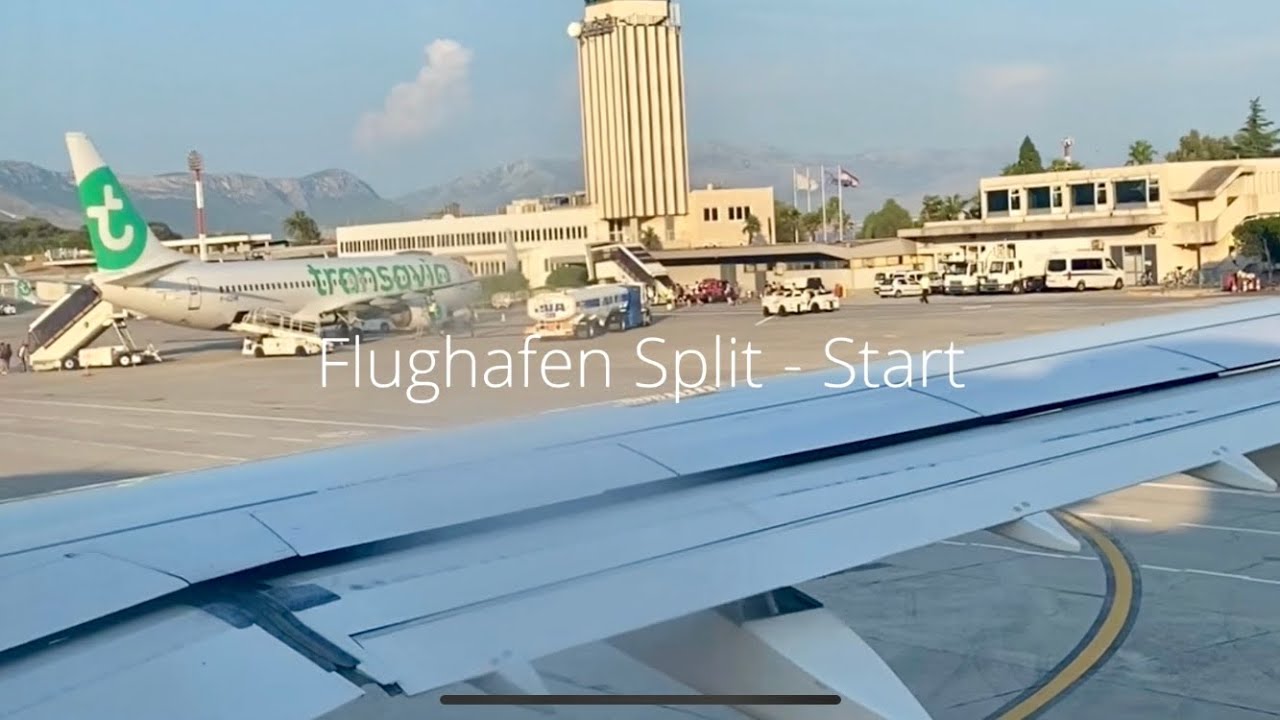 Start und Landeanflug Flughafen Split