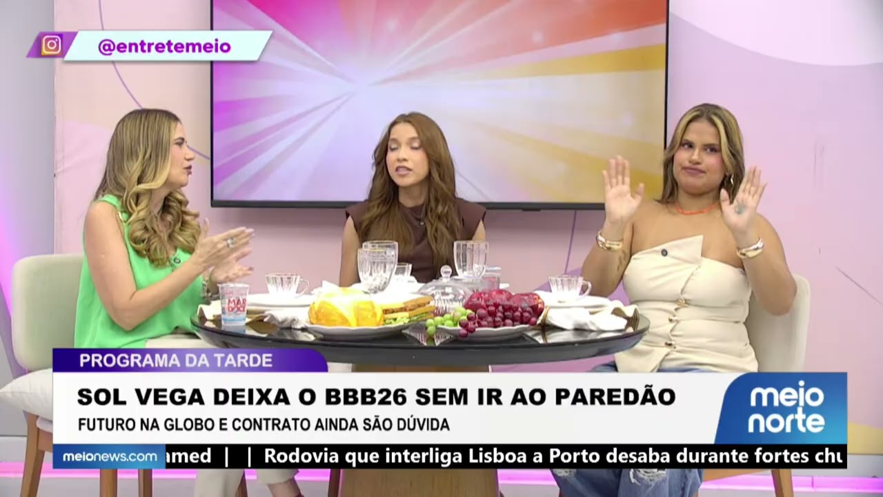 Sol Vega deixa o BBB26 sem ir ao paredão | Programa da Tarde