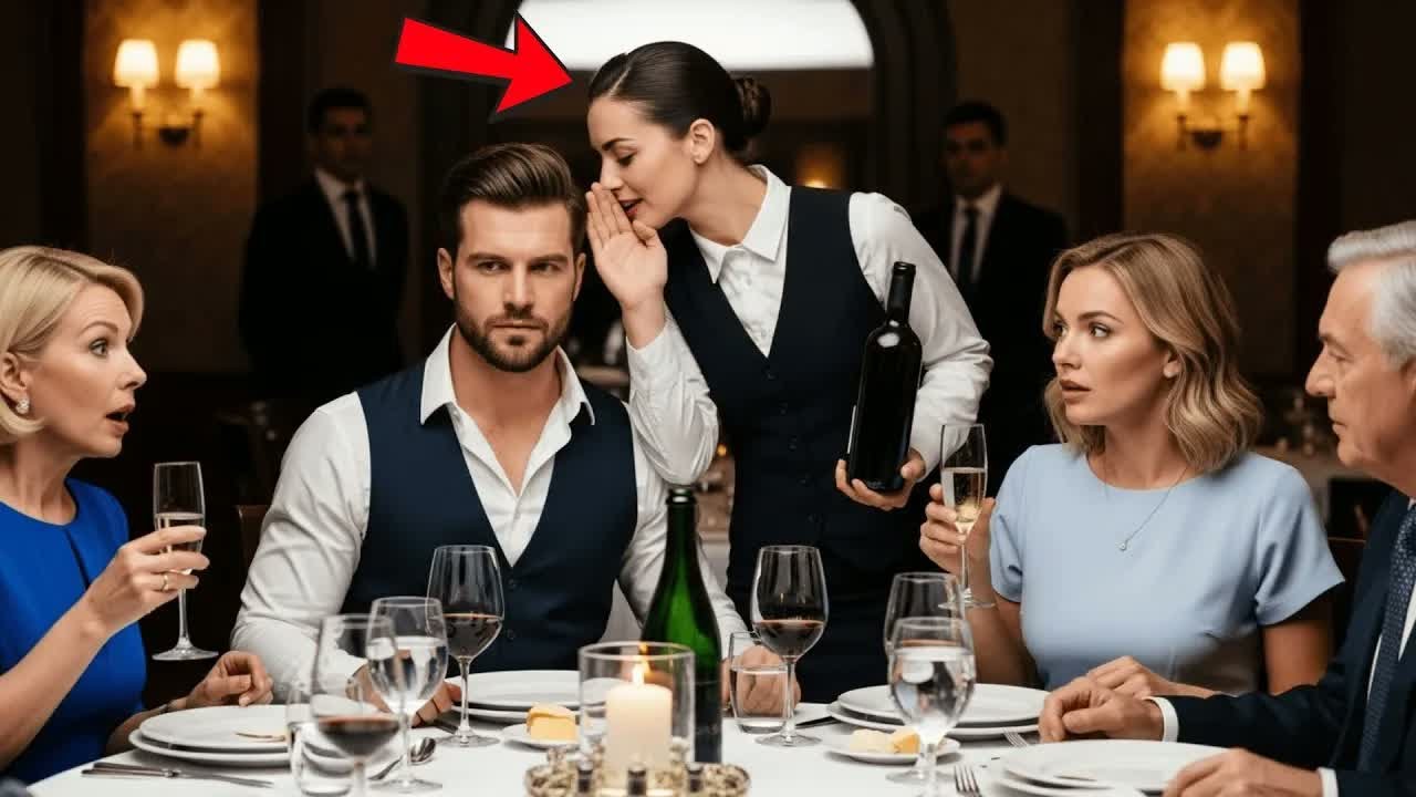 Il Milionario Cenava Con La Fidanzata E I Suoceri — Finché Una Cameriera Sussurrò： ＂Scappate Ora