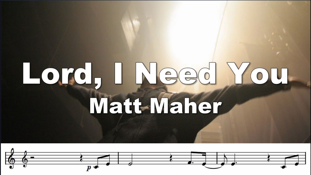 Lord I need you.  Another beautiful contemporary worship 1 or 2-Bb trumpet play-along.