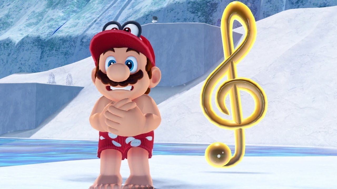 Super Mario Odyssey - All Music Note Challenges