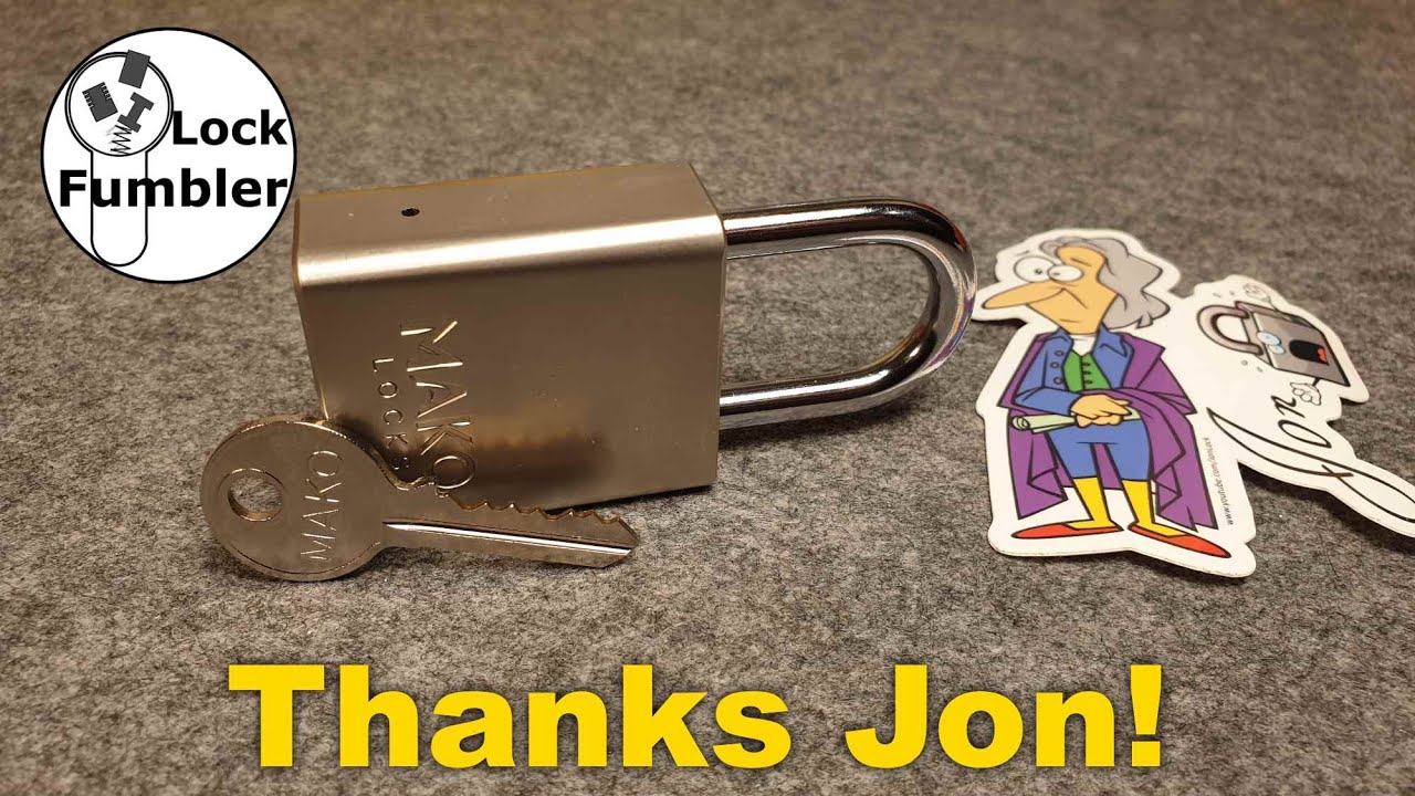 [114] Mako 427 Padlock, picked and gutted