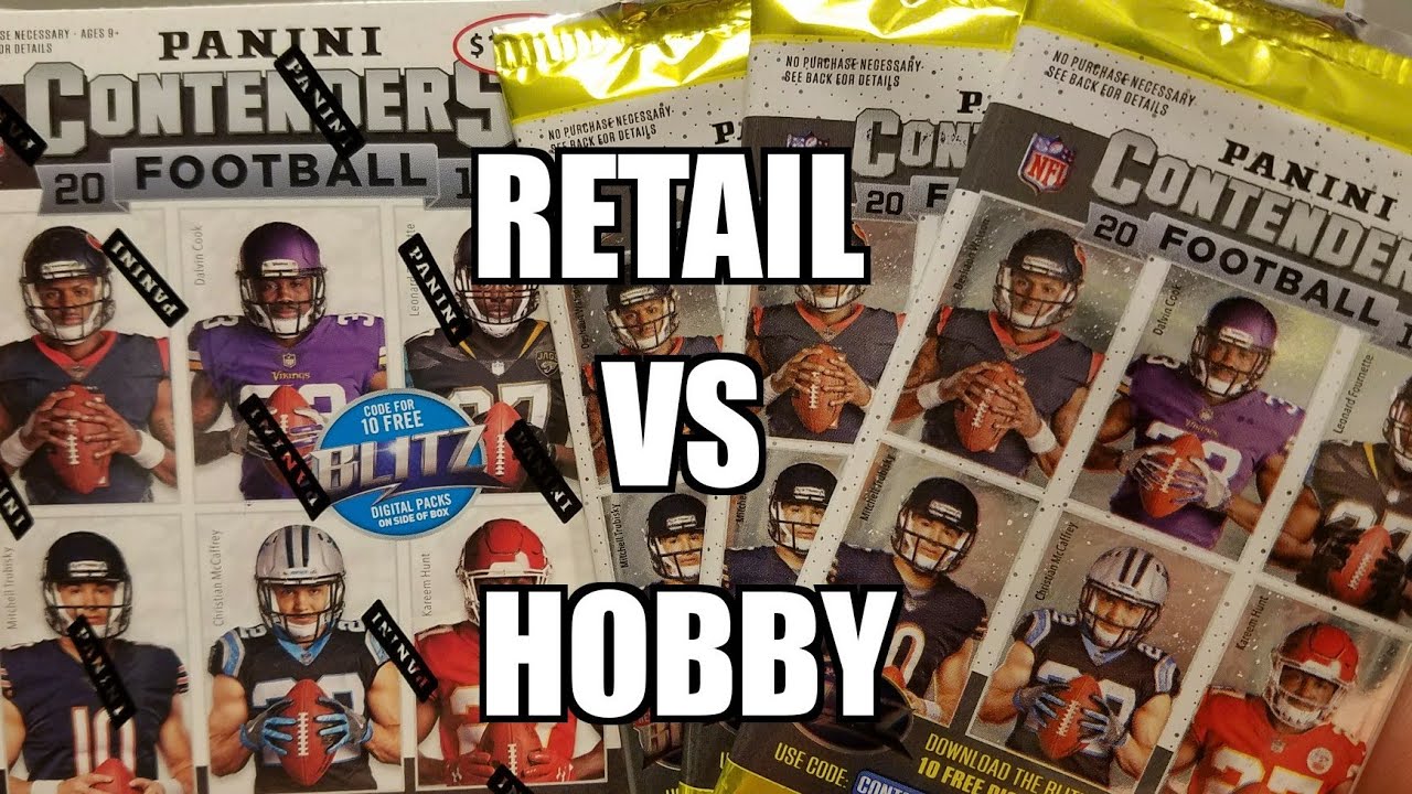 2017 Panini Contenders Football Retail vs Hobby