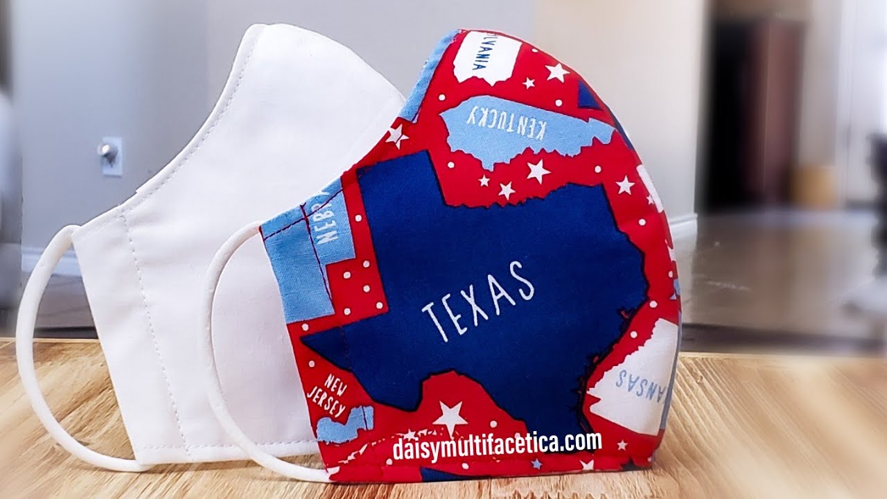 Adjustable & Reversible Fabric Face Mask with Filter Pocket | [9 Printable FREE PATTERNS]