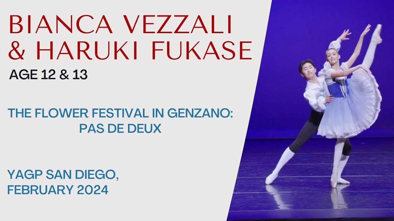 The Flower Festival in Genzano: Pas de Deux. YAGP San Diego 2024