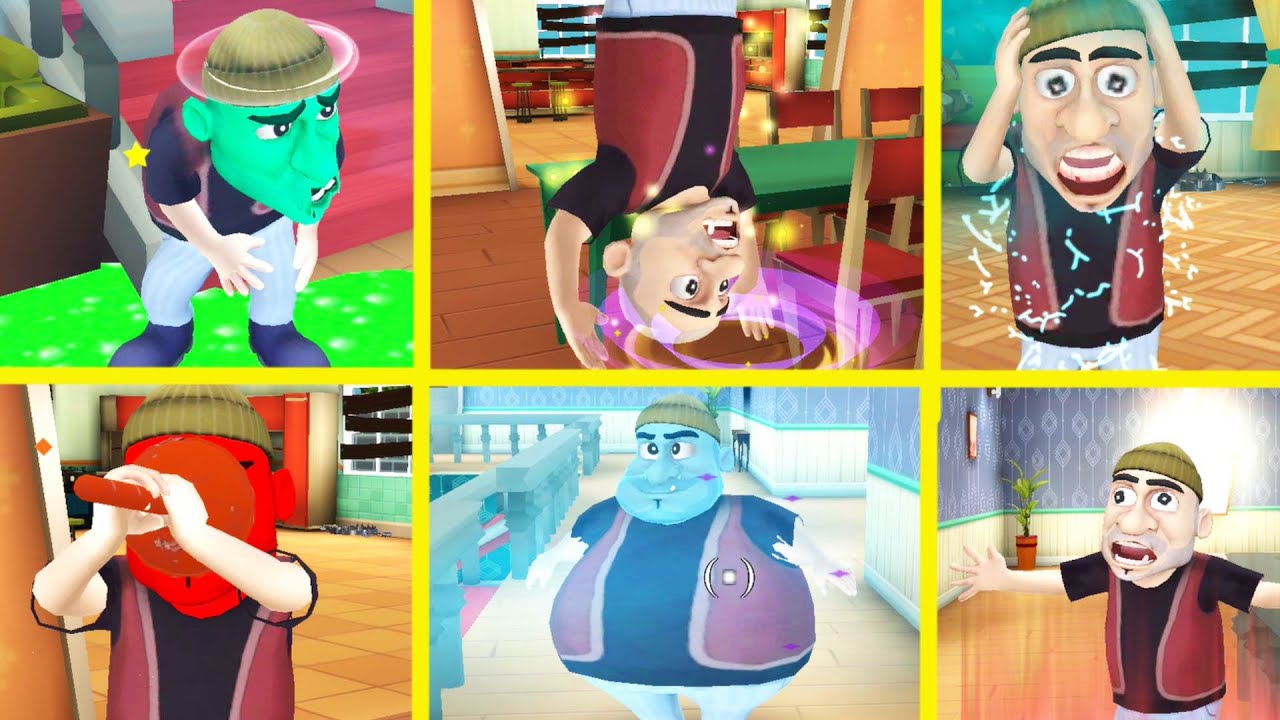 Scary Robber Home Clash   New Update All New Powers vs Lester vs Felix