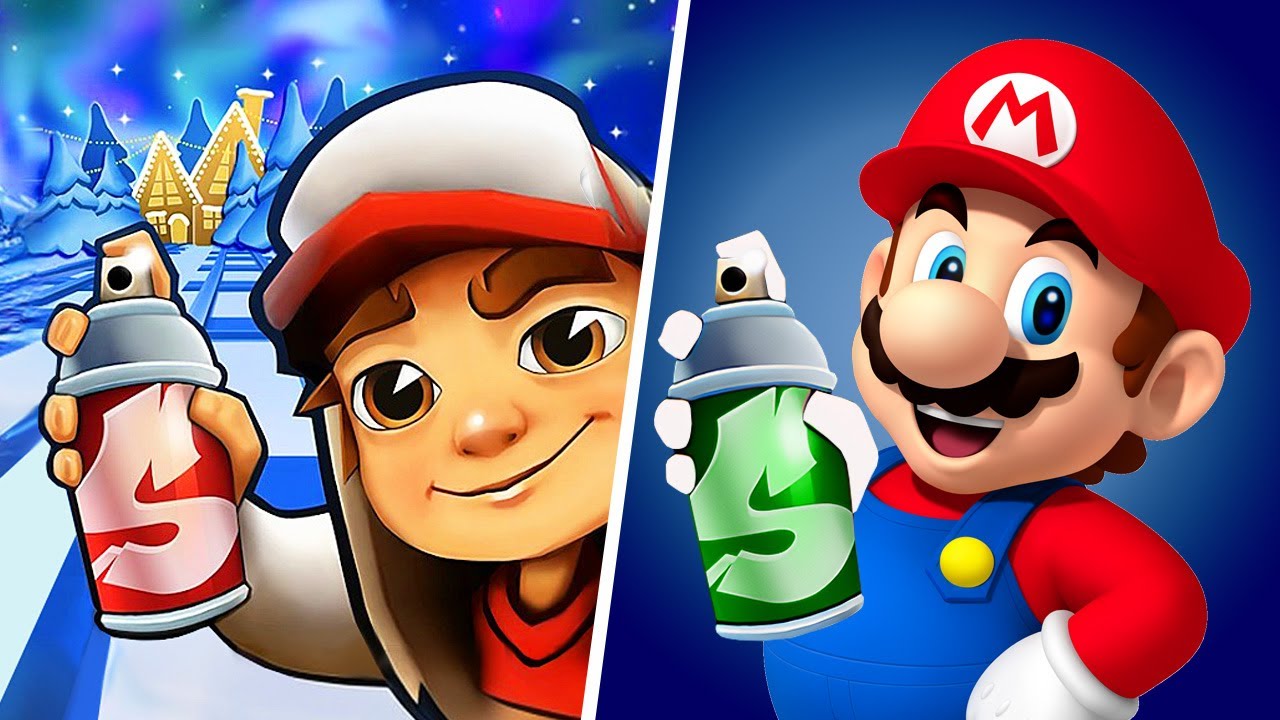 Subway Surfers VS Super Mario Subway Surf, Subway Surfers New Update North Pole, Subway Surf Youtube