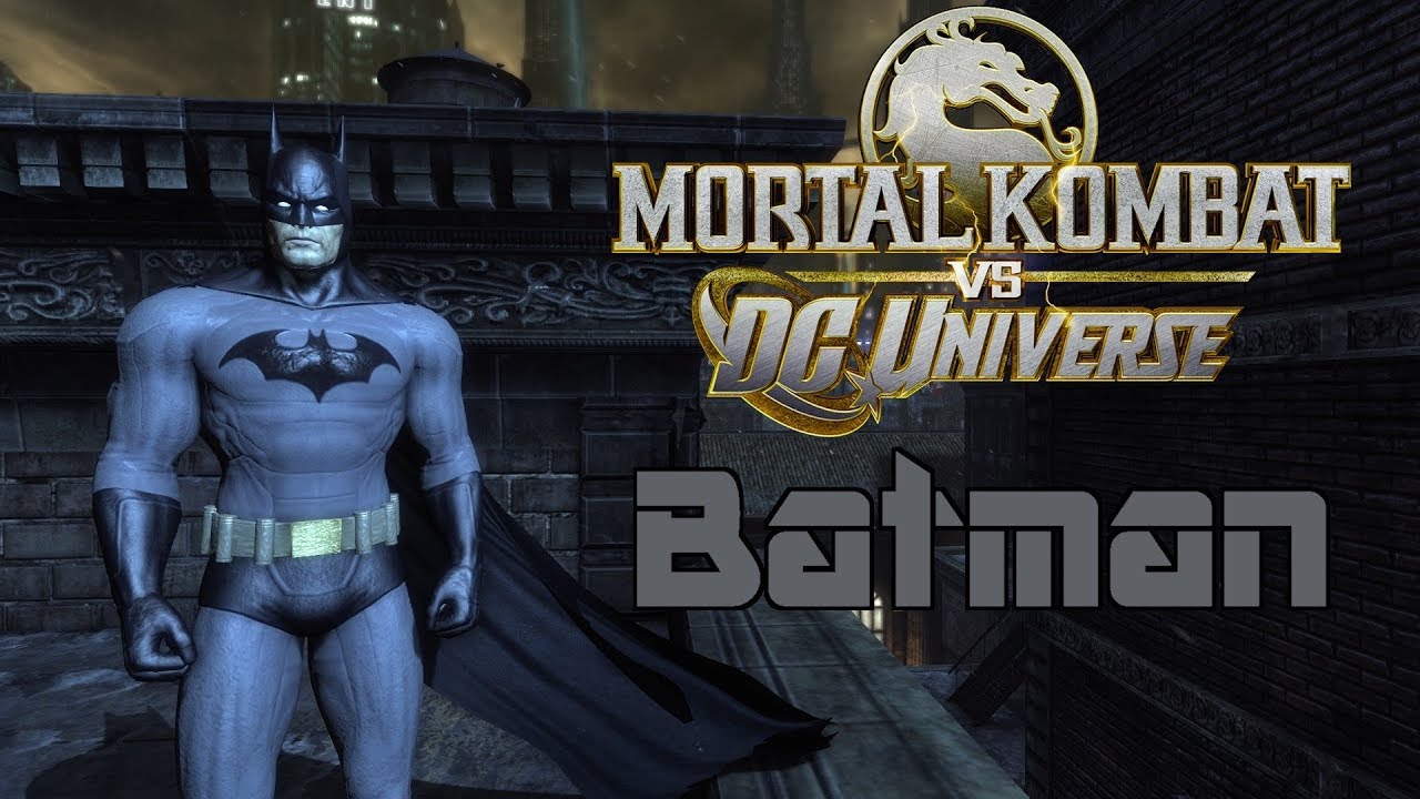 Batman Arkham City: Mortal Kombat vs DC Universe Batman Mod