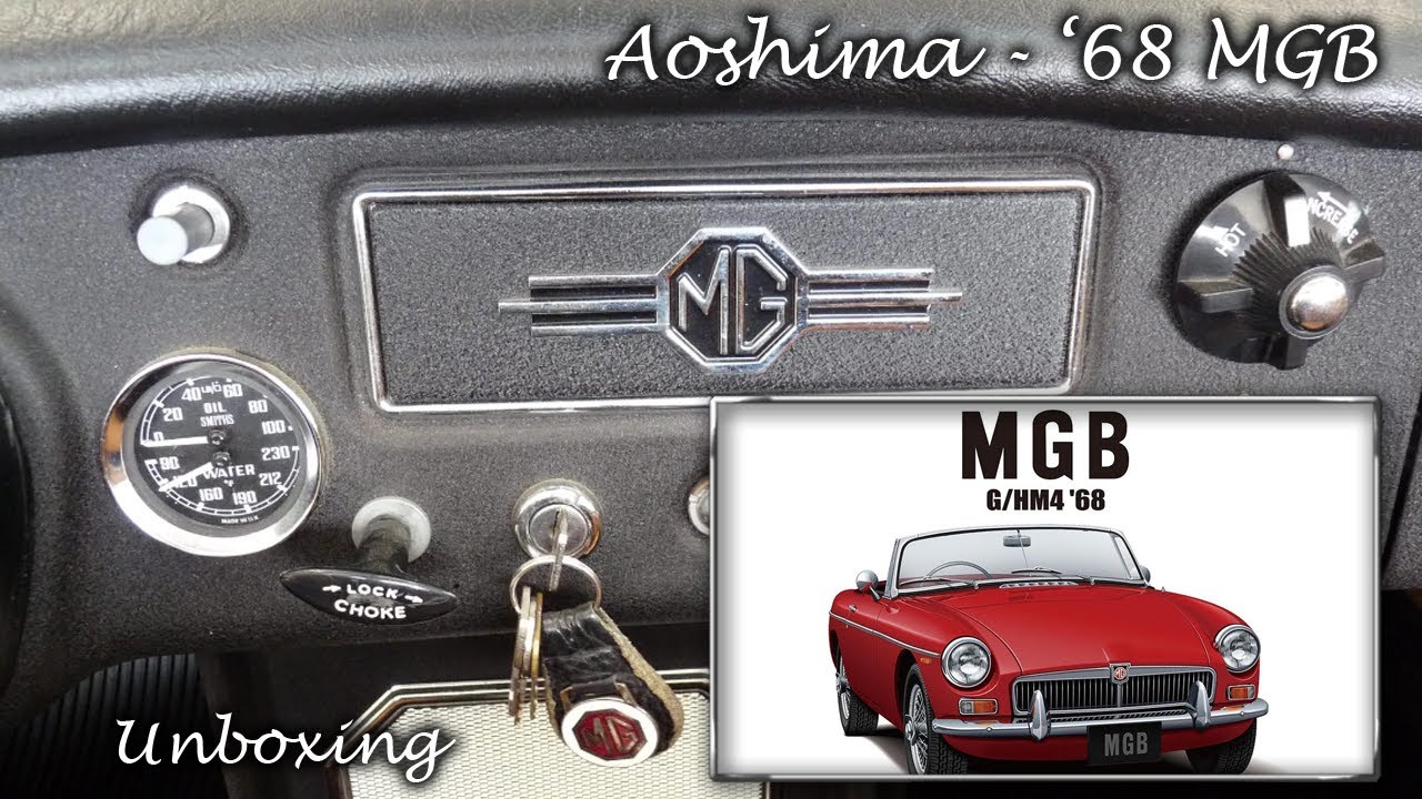 Aoshima - '68 MGB - Unboxing