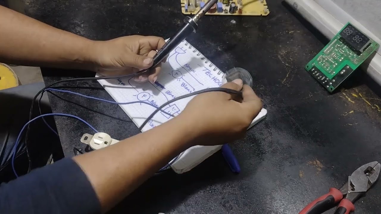 probador de corto circuito y foco en serie para pruebas , paso a paso