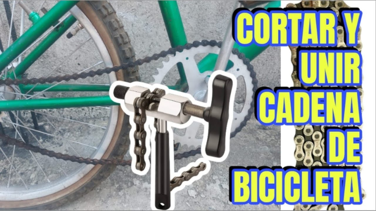 Cortar y Unir Cadena De Bicicleta(En Casa Como Un Pro)