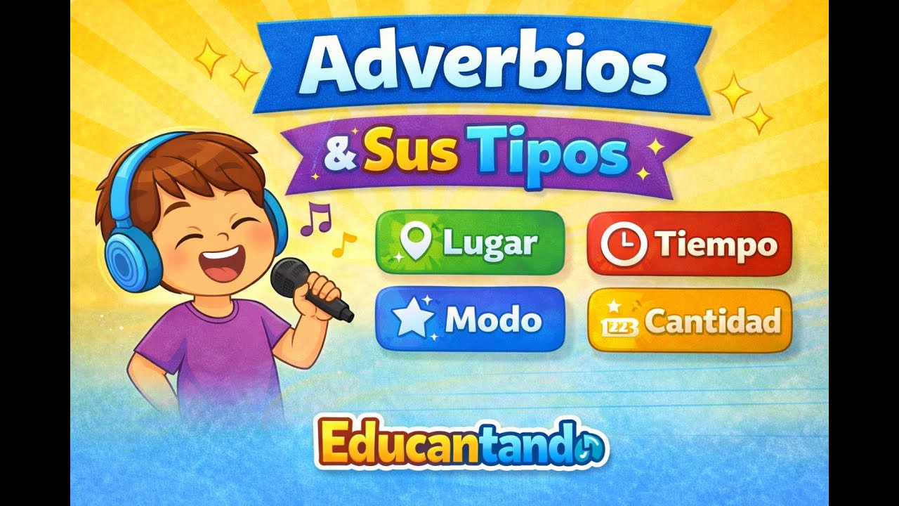Los Adverbios para niños | Explicación fácil con ejemplos y canción