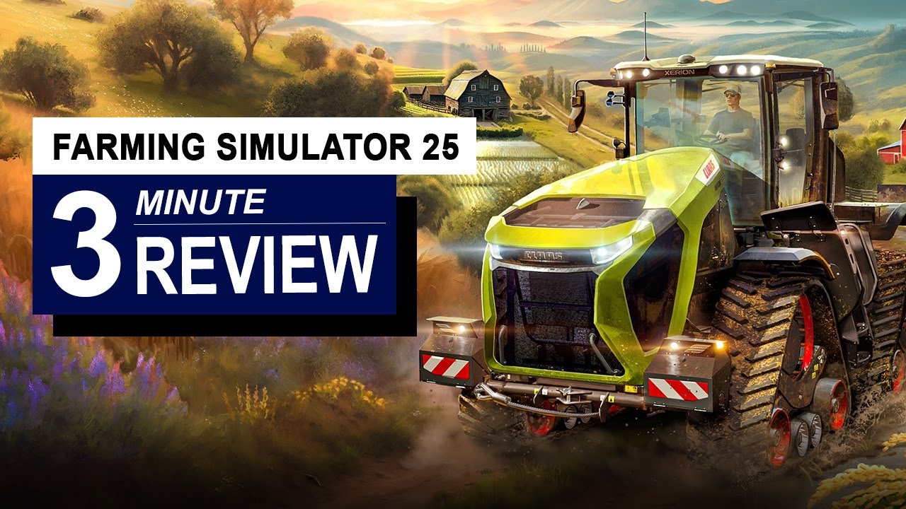 Обзор Farming Simulator 25 за 3 минуты | GamingByte