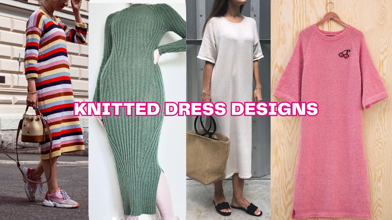 knitted dress spring and summer edition | 10 patterns selection | knitting podcast