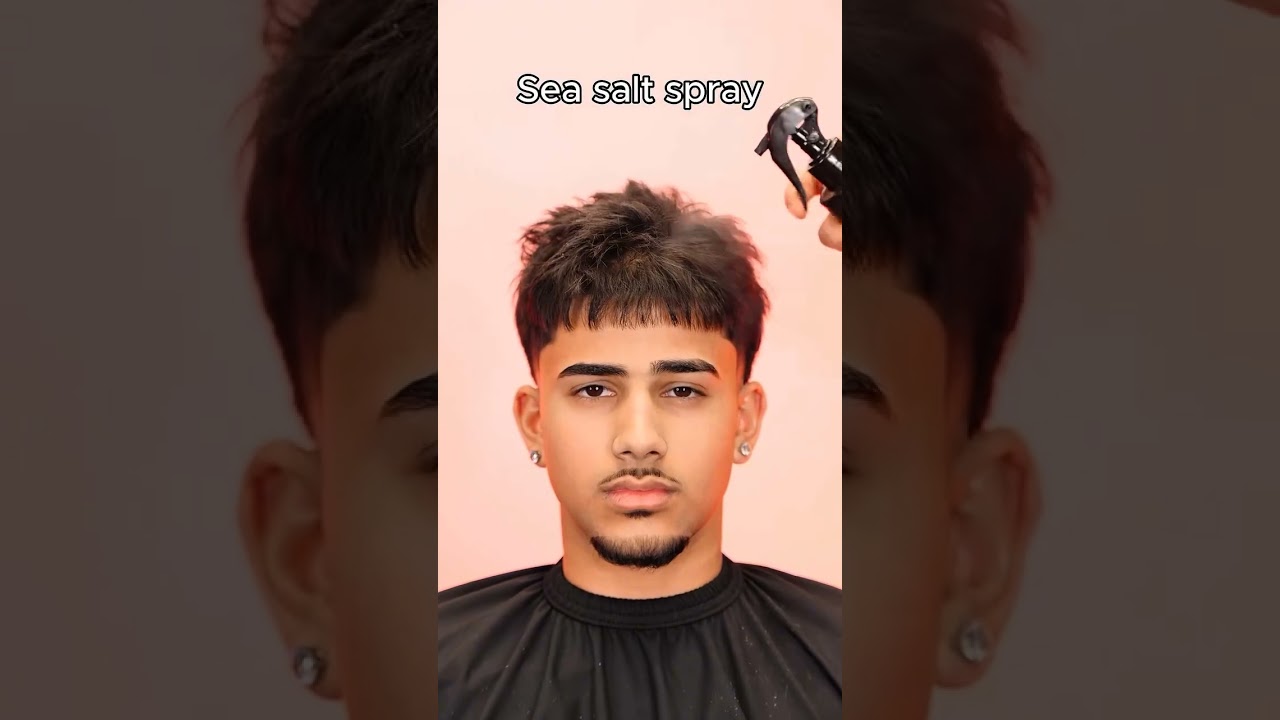 Do this using BENCH Clay and Sea Salt Spray to Texture your Hair #fade #haircut #hairstyle #tutorial