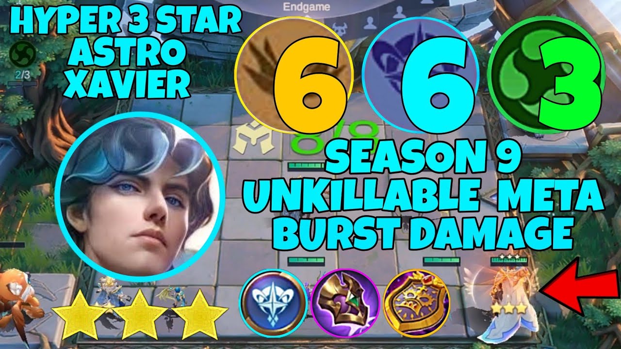 NEW META HYPER 3 STAR ASTRO XAVIER | UNKILLABLE META & BURST DMG | REVAMPED LIGHTBORN |  MAGIC CHESS