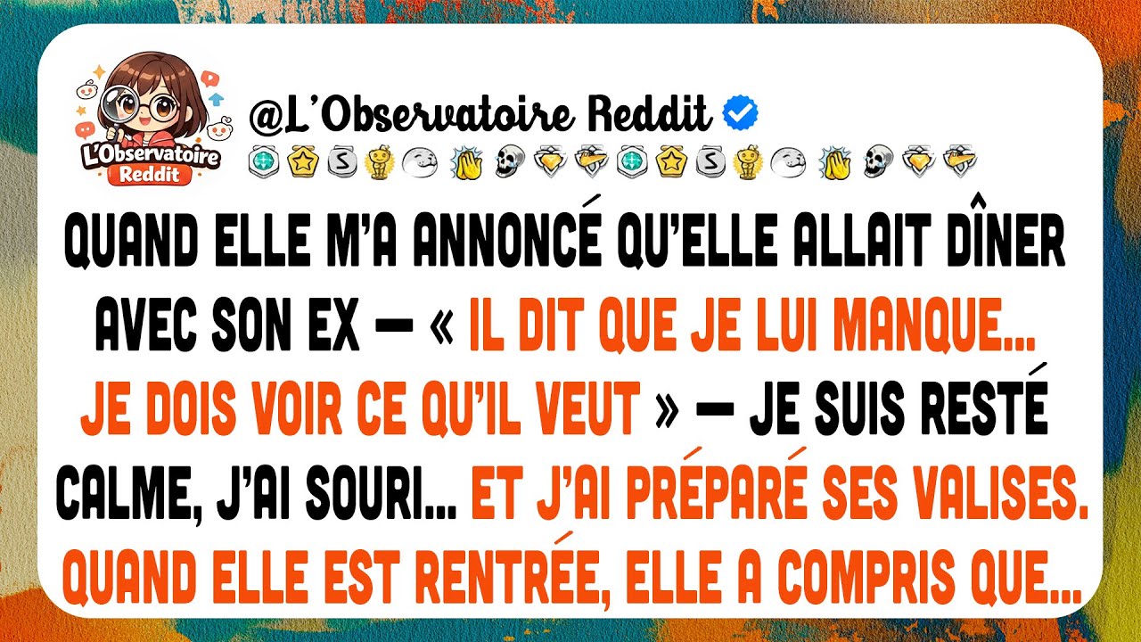 Je Raconte Quand Elle M’a Dit, Comme Si C’était Normal, Que Son Ex Lui Manquait Et Qu’elle Allait...
