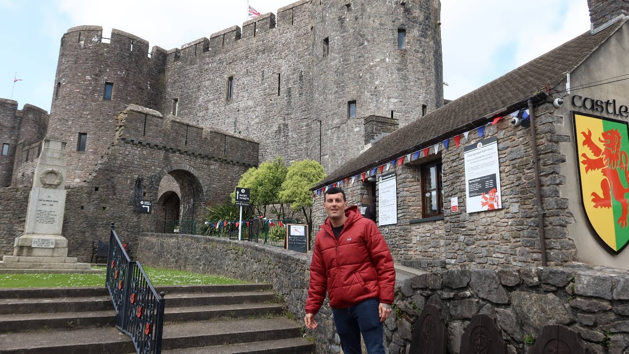 Pembroke Castle & Wogan Cavern STUNNING Cave!