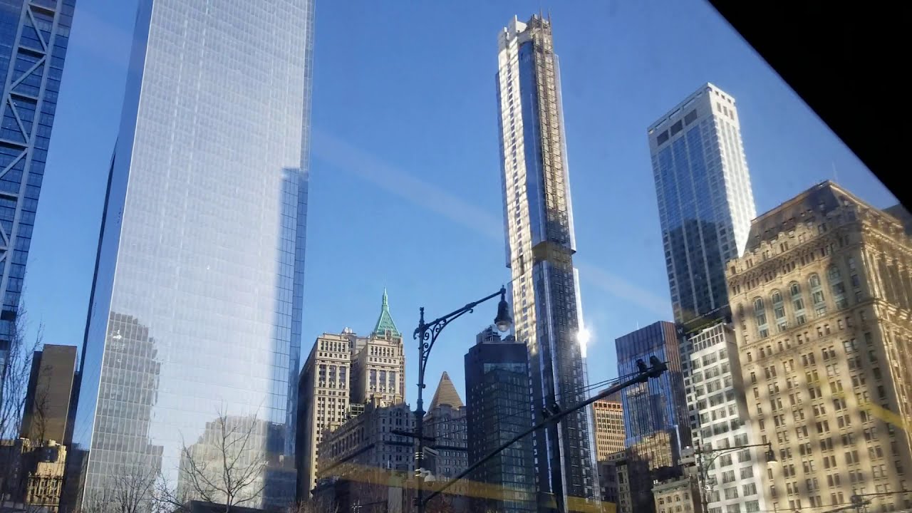 Riding the M9 Bus from the Lower East Side to Downtown Manhattan going through Chinatown.