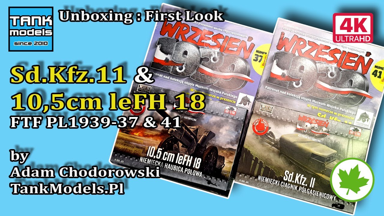 Unboxing #159 - Sd.Kfz.11 & 10,5cm leFH 18 - FTF PL1939-37-41
