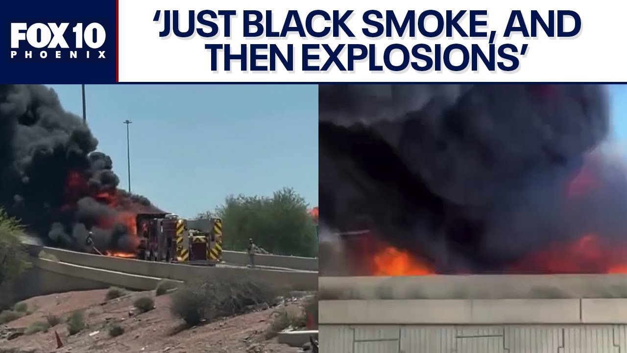 Couple escapes scary RV, car fire unharmed | FOX 10 Phoenix