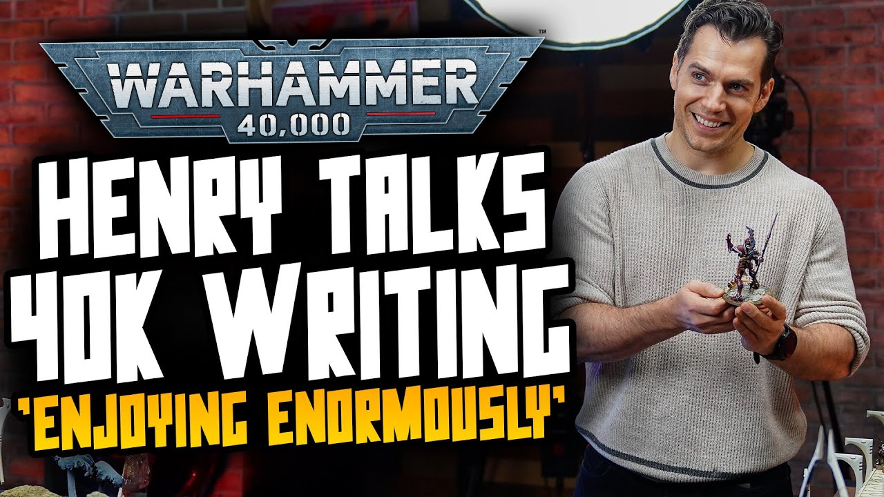NEW Henry Cavill 40K Show Interview! 'ENJOYING ENORMOUSLY'