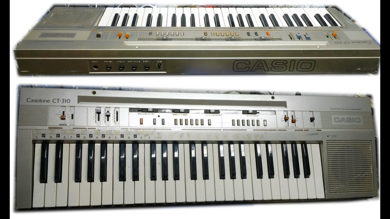 CASIO CT-310 - HOW TO REPAIR non working keys and power plug