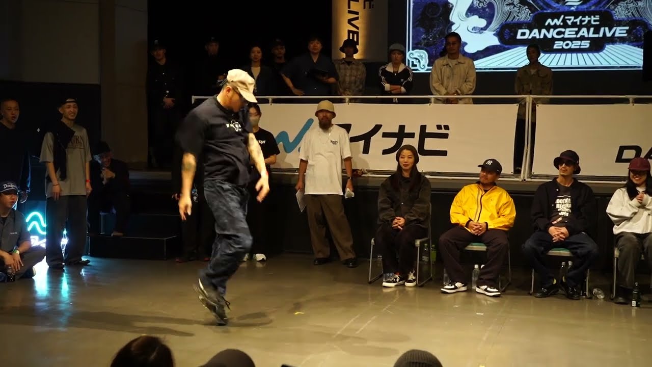 Akinobu vs nagamune BEST8 HIPHOP マイナビDANCEALIVE2025 CHARISMAX Ⅱ